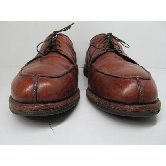 Allen Edmonds Stockbridge Brown Leather Split Toe Derbys  Mens Size 11 D main image 9